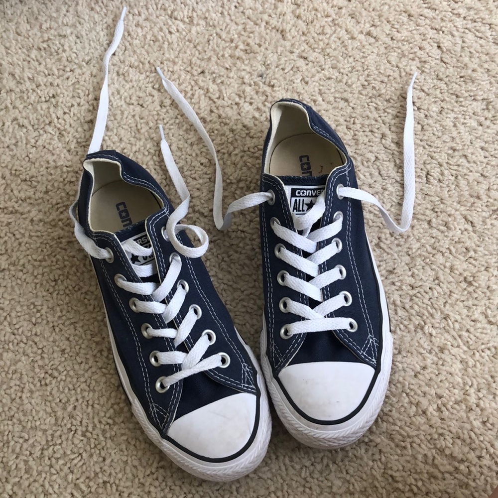 Navy converse